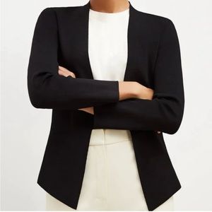 MM LaFleur Woolf Jardigan Open Front Knit Black Size XL